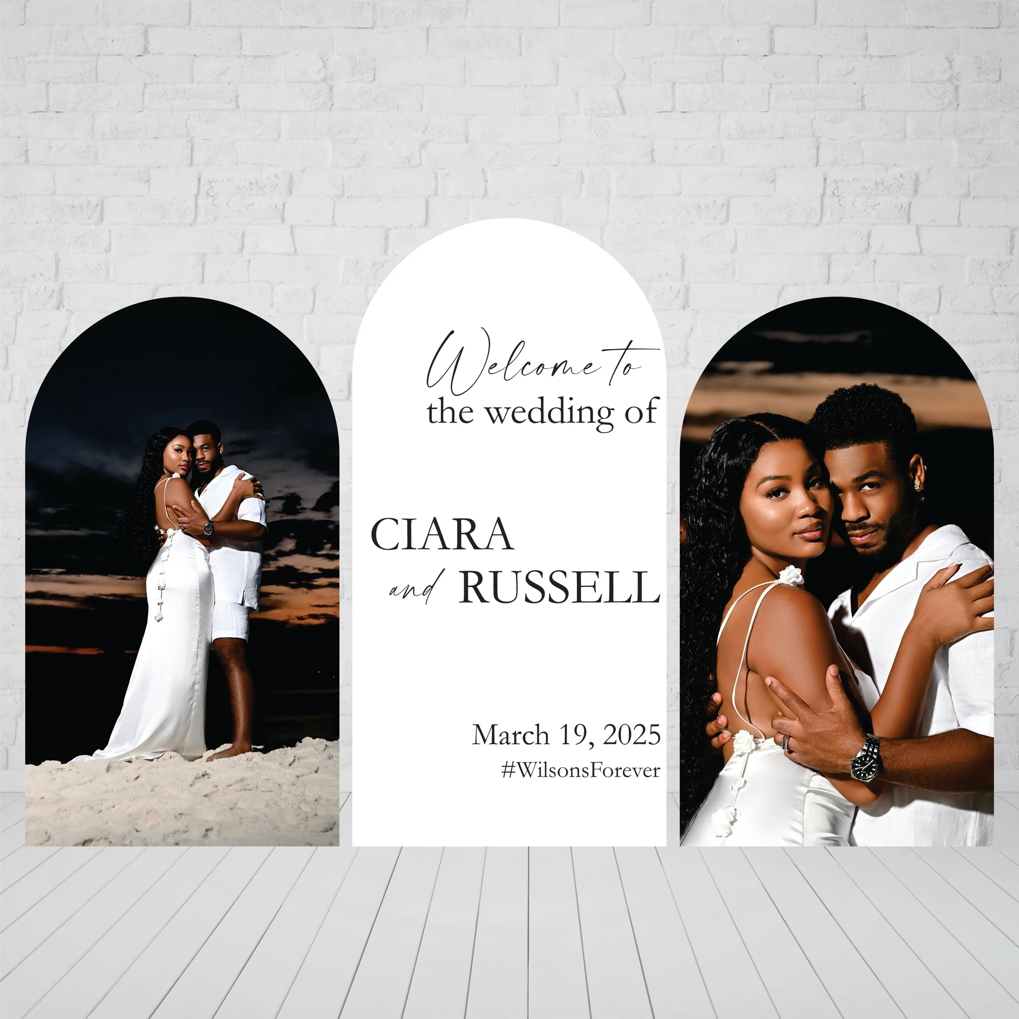 Wedding backdrop banner printing Nairobi Kenya - photo booth background