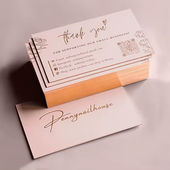 Standard premium business card printing in Nairobi - glossy finish