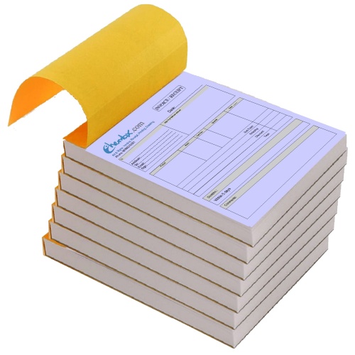 Duplicate NCR receipt book printing in Nairobi - 2 part carbonless receipts