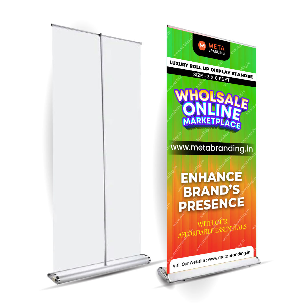 Premium roll up banner printing Nairobi Kenya - heavy duty base