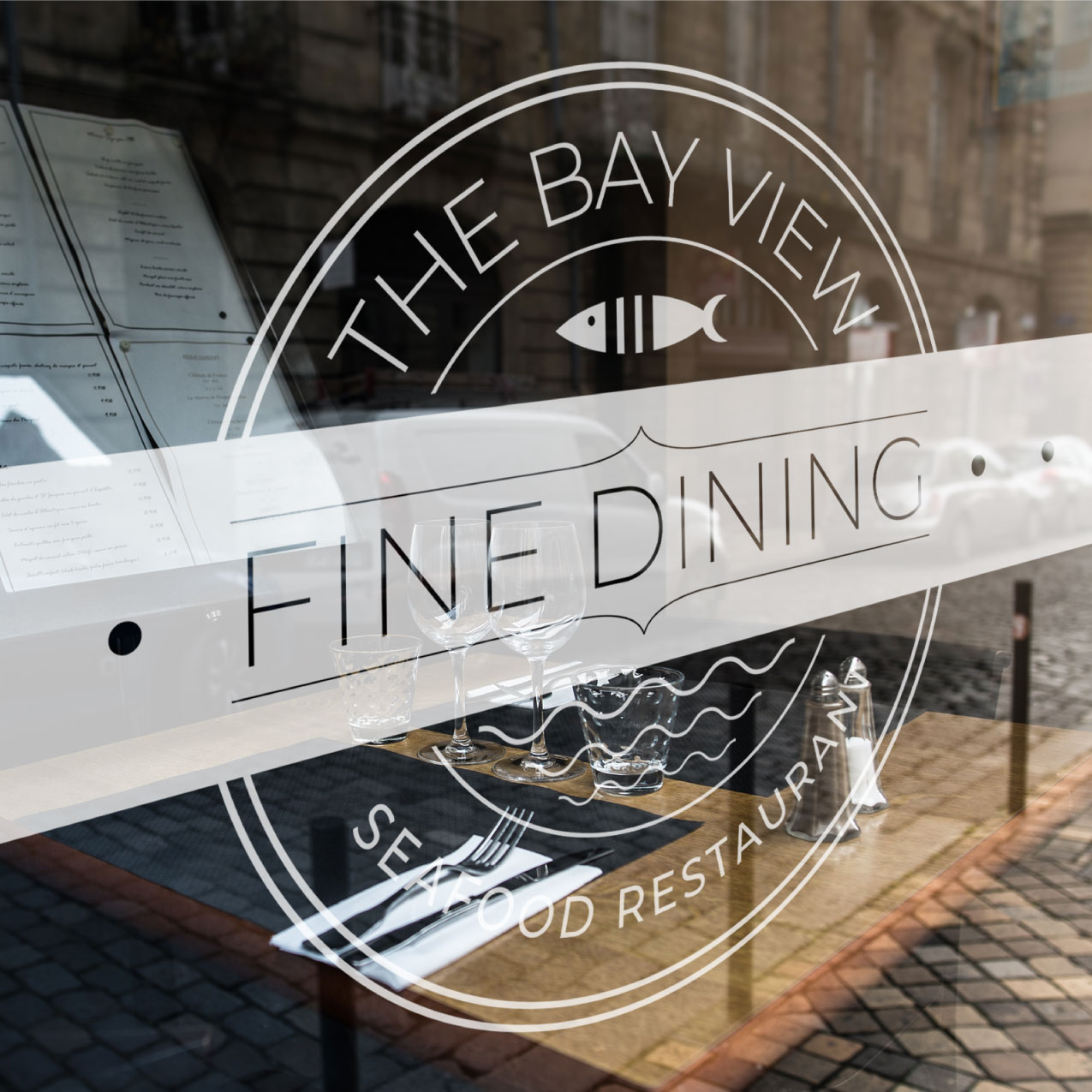 Frosted window branding design in Nairobi - office glass partitions